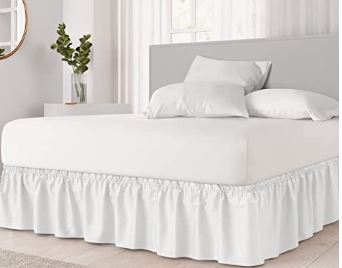 bed skirt for a luxurious bed