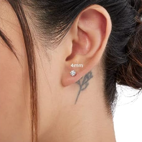 4 mm best nap earrings
